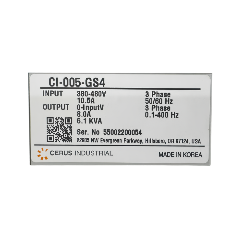 Cerus Industrial - Inversor de Frequência CL-005-GS4 - 5HP / 3,7kW / 380–480V Trifásico - Imagem 5